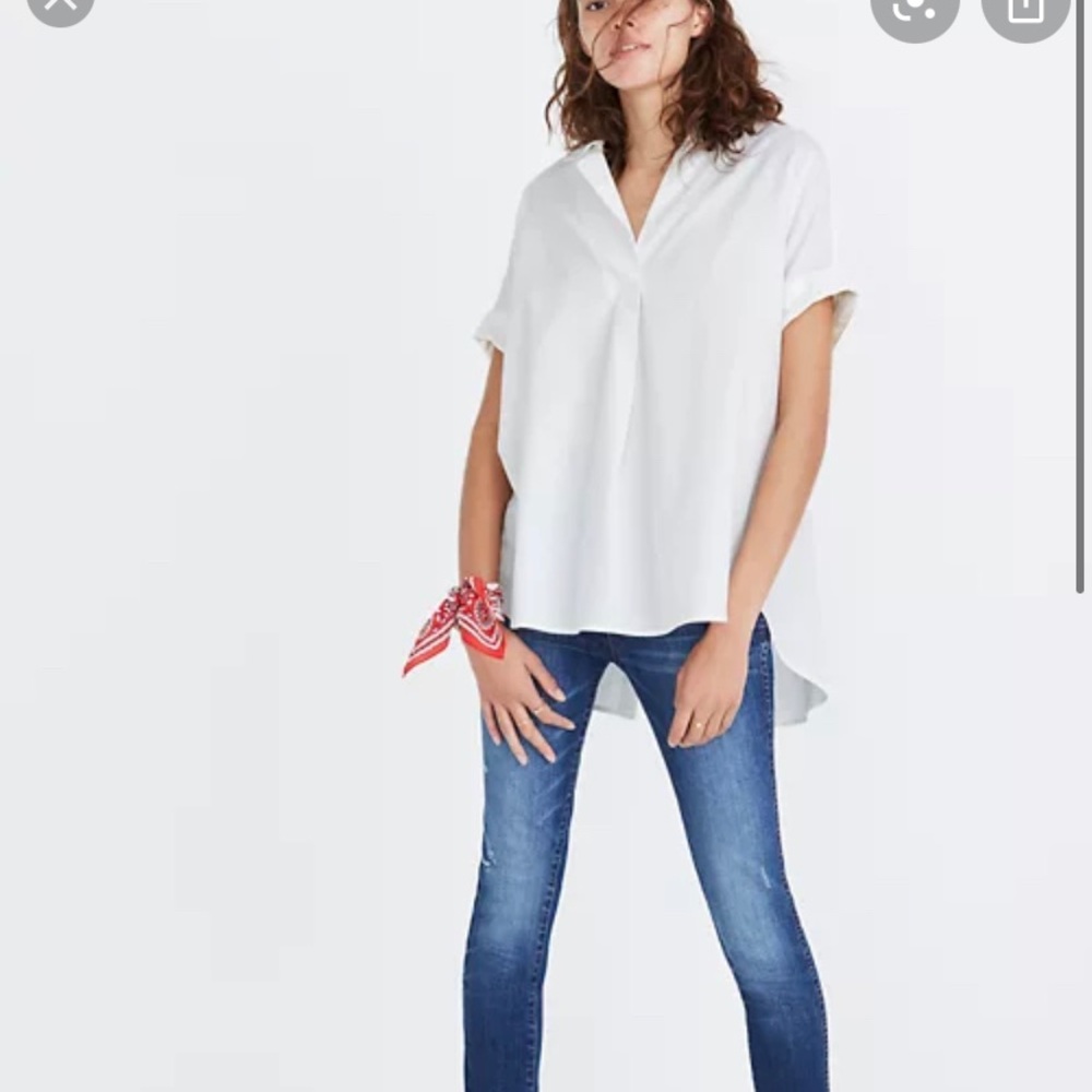 Madewell courier button-back shirt